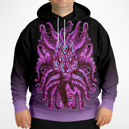 Cotton Candy Wolf Tulu Athletic Plus-size Hoodie