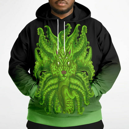 Radioactive Wolf Tulu Athletic Plus-size Hoodie