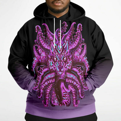 Cotton Candy Wolf Tulu Athletic Plus-size Hoodie