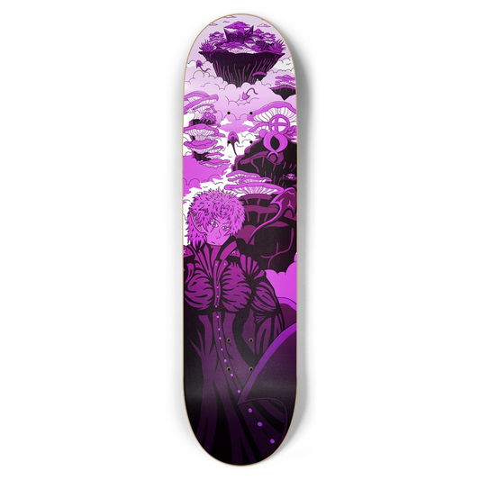 Sky Ray Commander Violet 8.5" Skateboard