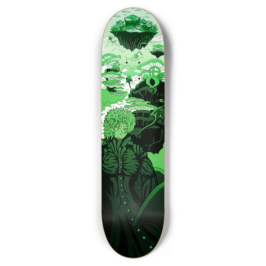 Sky Ray Commander Lime 8.5" Skateboard
