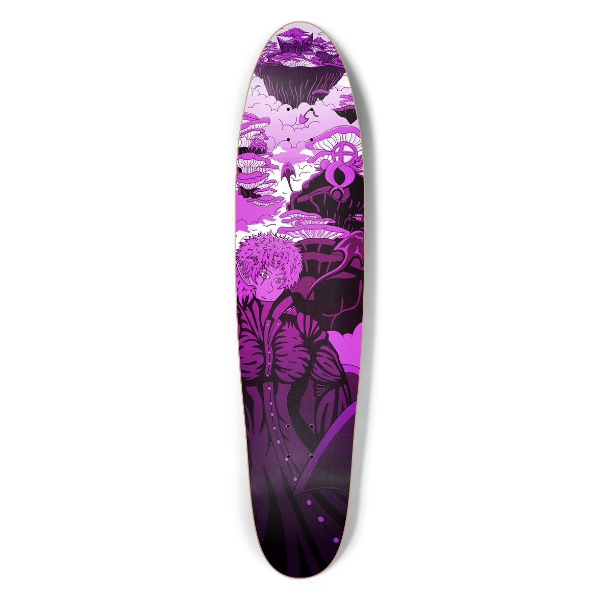 Sky Ray Commander Violet Longboard