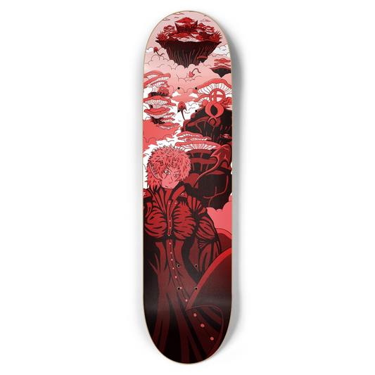 Sky Ray Commander Rojo 8.5" Skateboard