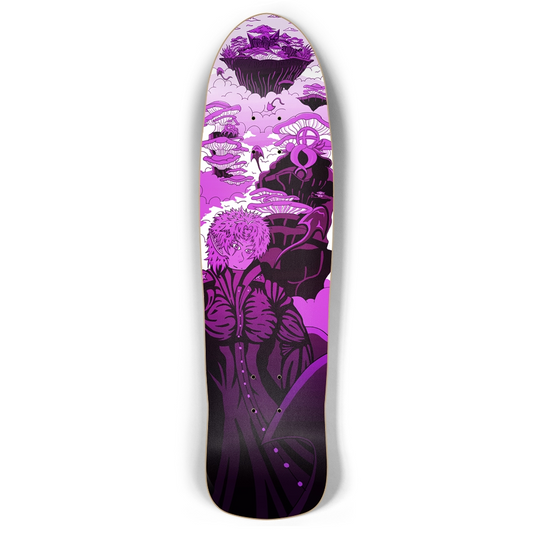 Sky Ray Commander Violet Retro Rocket Skateboard
