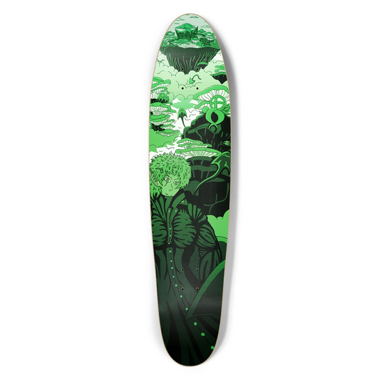 Sky Ray Commander Lime Longboard